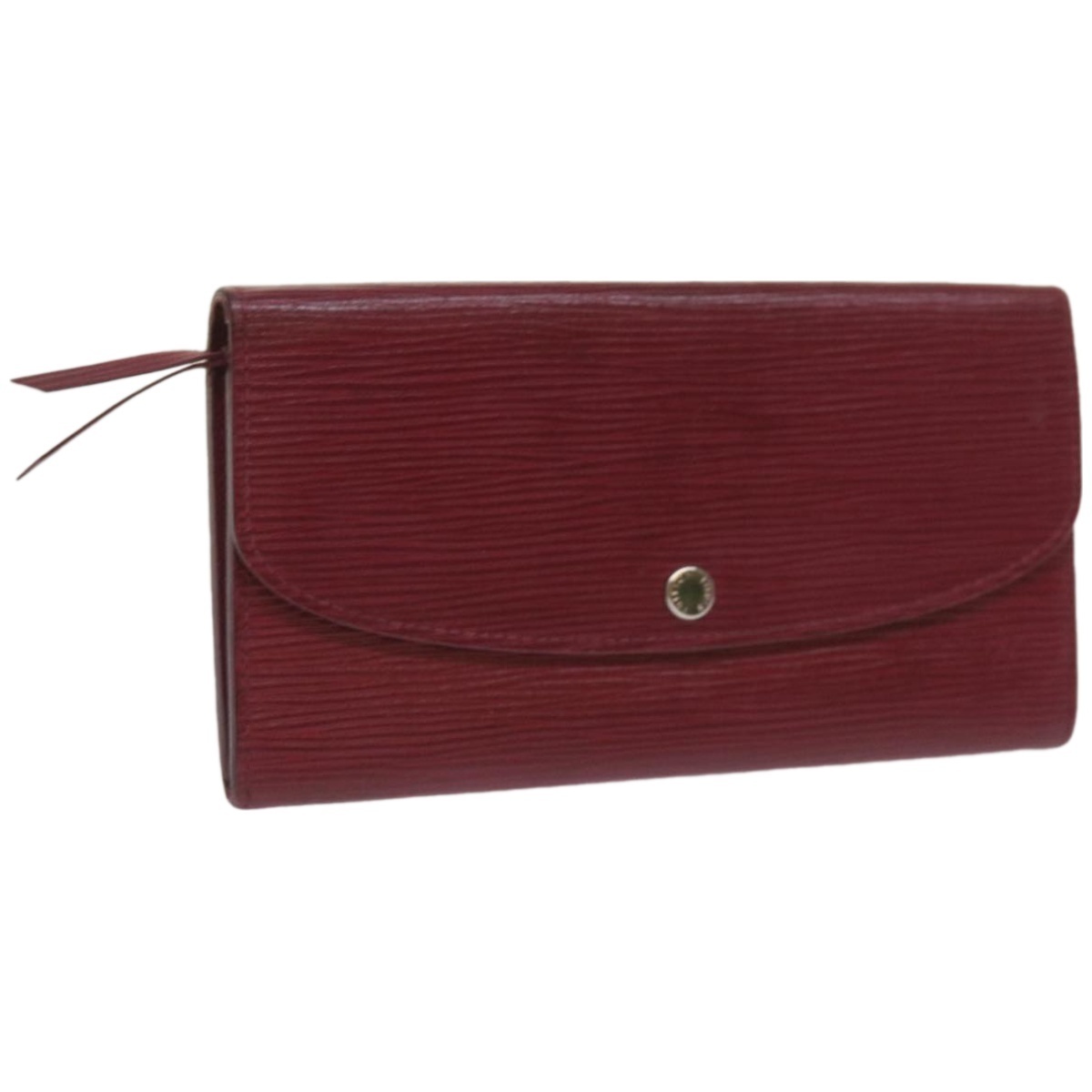 Louis Vuitton Epi Portefeuille Emily Long Wallet Fuchsia M60851 Lv Auth Hk1064